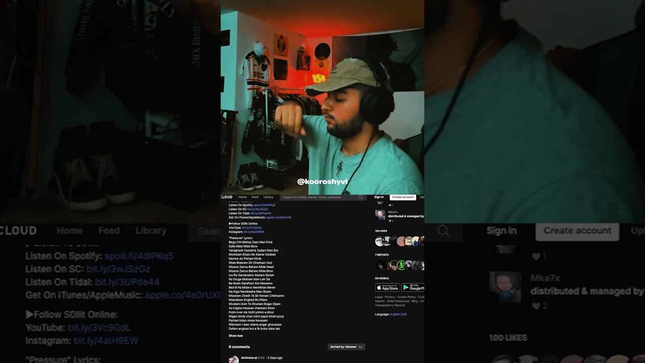 Watch S0llit - pressure (REACTION) سولیت - پرشر (واکنش ) on YouTube Watch S0llit - pressure (REACTION) سولیت - پرشر (واکنش ) on YouTube