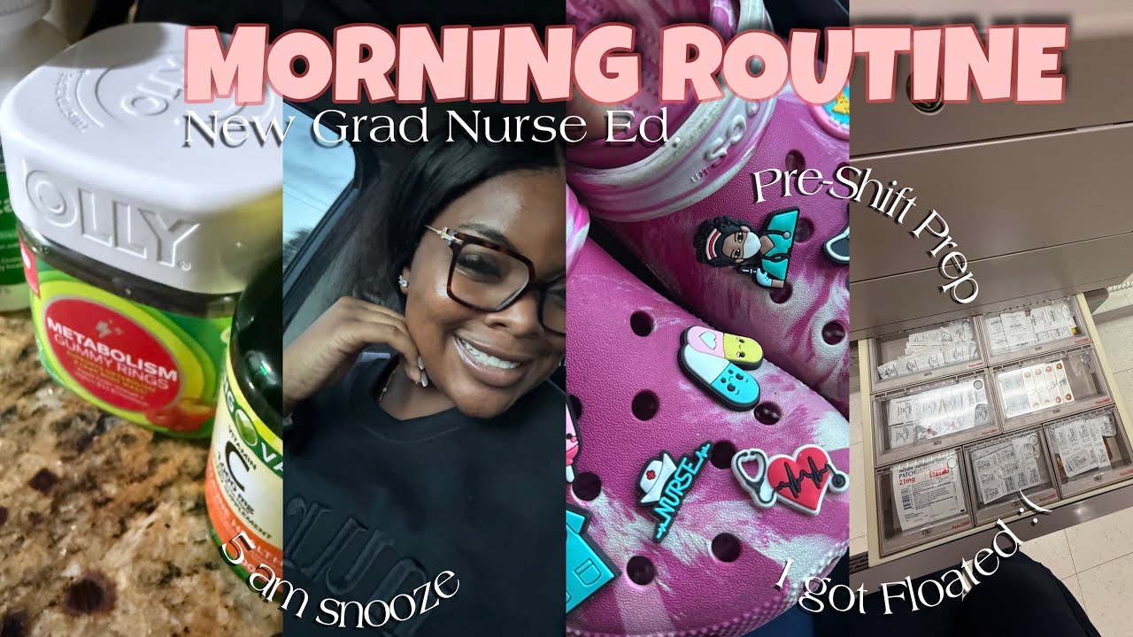 FACETIME VLOG: Morning Routine as New Grad Nurse ♡ - YouTube