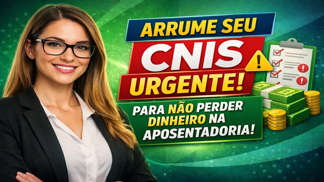 🚨 ARRUME SEU CNIS PARA NÃO PERDER DINHEIRO 💰 NA SUA APOSENTADORIA NO INSS!