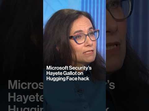 Microsoft Security's Hayete Gallot on Hugging Face hack #shorts #tech #openai #ai #huggingface #hack