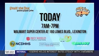FOX8 Stuff the Bus: Join us in Lexington today as we collect school supplies at the Lowes Boulevard
