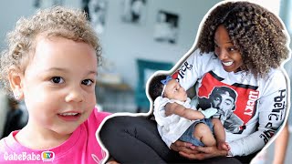 FIRST TIME MEETING THE BABY!