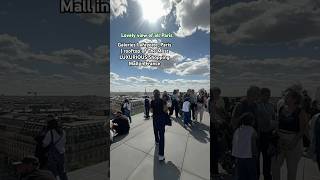 All Paris View From Rooftop Galleries Lafayette.