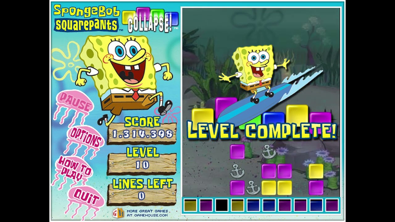 Super SpongeBob SquarePants™ Collapse™! (2003) - 4K/60