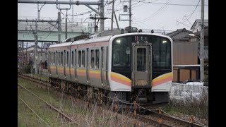 【信越本線】E129系A18編成 2545M 亀田駅到着
