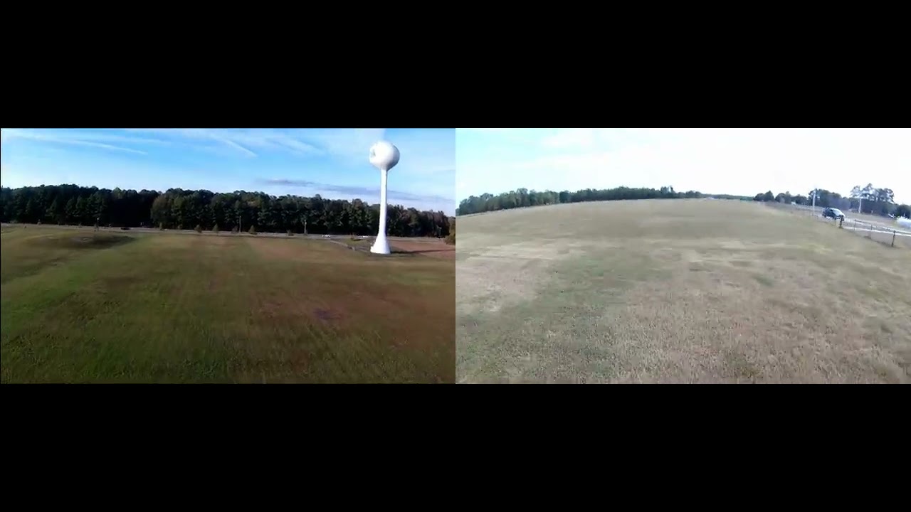 Blade 450X and 360 CFX FPV. Can you tell which is which?