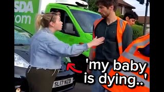 Protestors Block Baby From Reaching The Hospital..