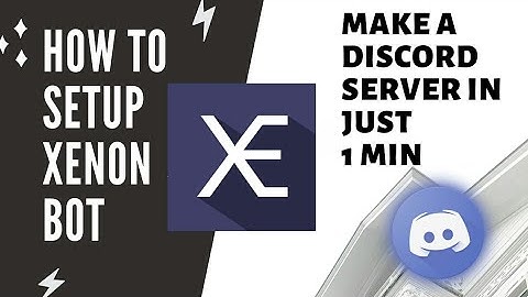 How to setup a Discord server in 1 min | Using xenon bot discord | very easily on PC