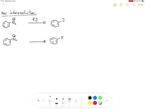 Video: Warum ist die Benzoljodierung schwierig?