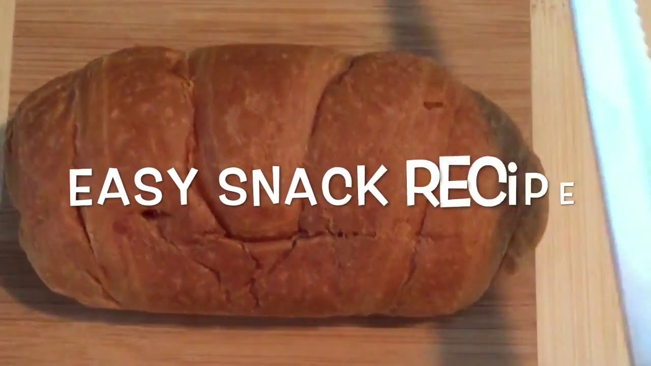 HAM SANDWICH EASY PREPARE SNACK FOR KIDS TO SCHOOL - YouTube