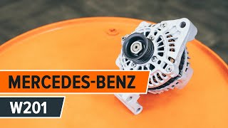 Replacing Generator yourself video instruction on MERCEDES-BENZ 190