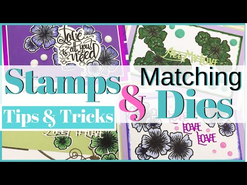 How to Stamps & Matching Dies + 4 more Cards Tonic Studios Craft Kit 22