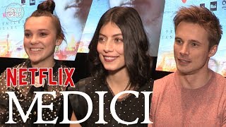 Medici: The Magnificent - Alessandra Mastronardi, Synnøve Karlsen & Bradley James Interviews