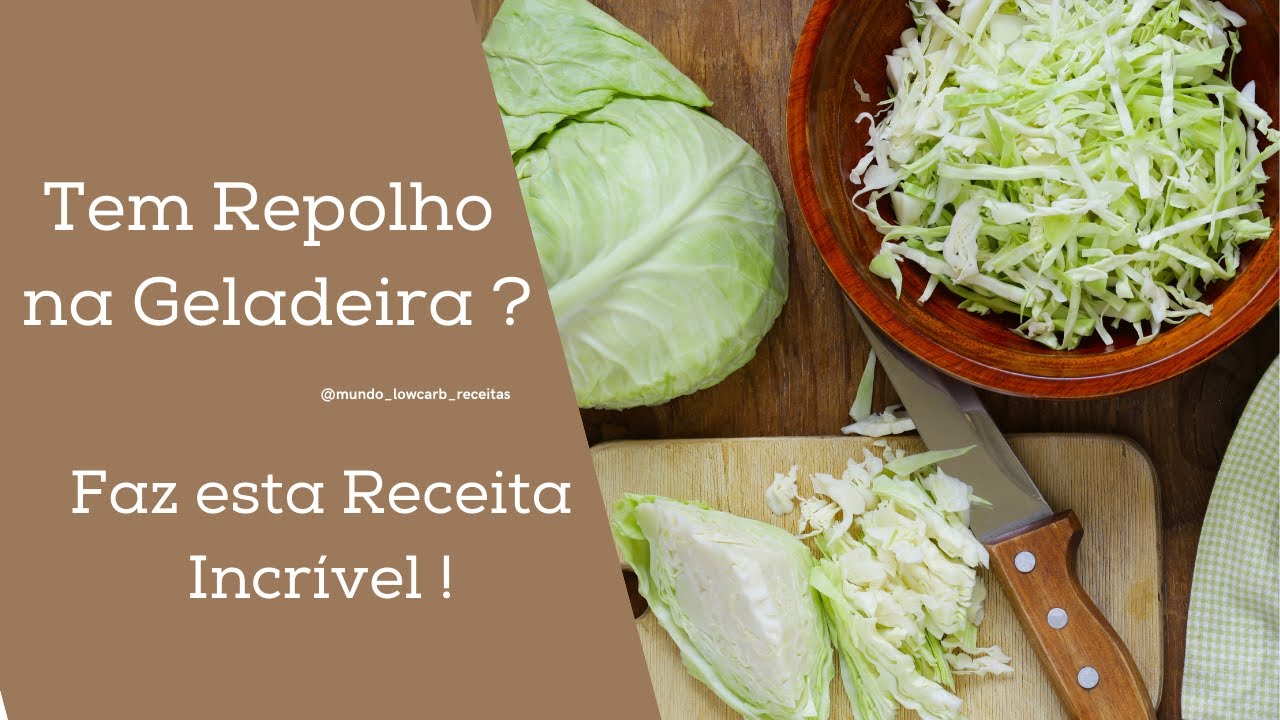 RECEITA DE REPOLHO DELICIOSO PARA EMAGRECER RÁPIDO [ ALMOÇO EM 5 ...