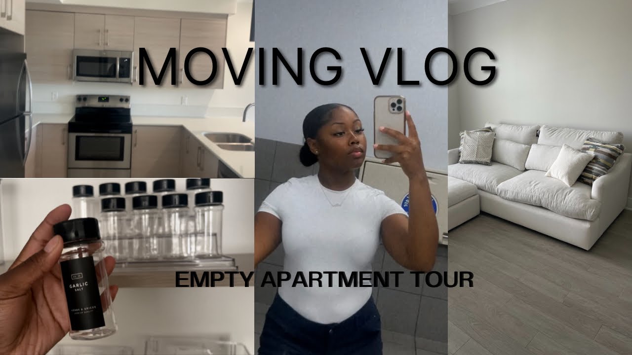 NEW APARTMENT VLOG GETTING FURNITURE, ORGANIZING, & FIRST NIGHT YouTube