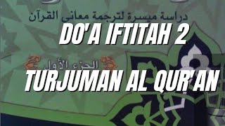 DO'A IFTITAH 2 : TURJUMAN AL QUR'AN METODE UMMI