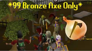 99 Bronze Axe only challenge (CHILL-STATION) *World 444*