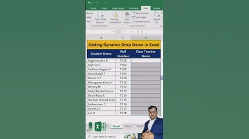 Dynamic dropdown in excel #shorts #exceltutorial #exceltips #shortvideo #short #exceltricks