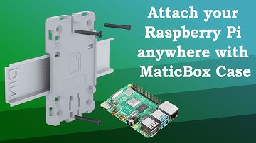 MaticBox 4 - The innovative Case for Raspberry Pi 4 | Attach Your Raspberry Pi on a DIN Rail