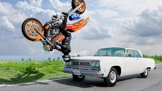 Motorbike Crashes #6 - BeamNG Drive | CrashBoomPunk