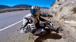 Yamaha R1 Lowside Crash