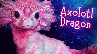 Axolotl Dragon | Art doll | Tutorial