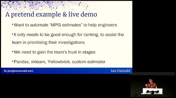 A starter data science process for software engineers - Ian Ozsvald - PyLondinium19