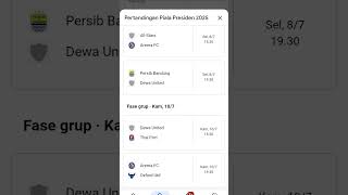 jadwal piala presiden 2025 #briliga1 #pialapresiden2025