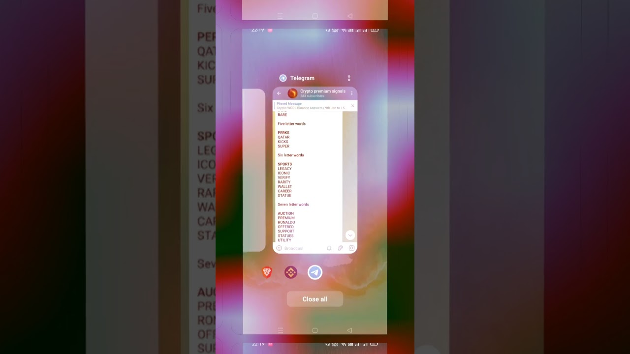 Today's 6 Letter Crypto Wodl | Binance Crypto Wodl Answers