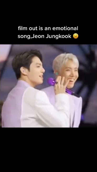 Film out is an emotional song but then jungkook.. 😭