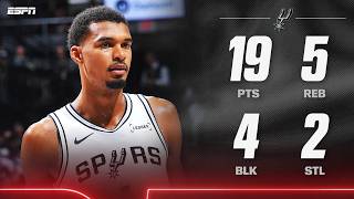 Full AN AVERAGE NIGHT FOR WEMBY 👽 Victor Wembanyama stuffs the stat sheet vs. Suns | NBA on ESPN News