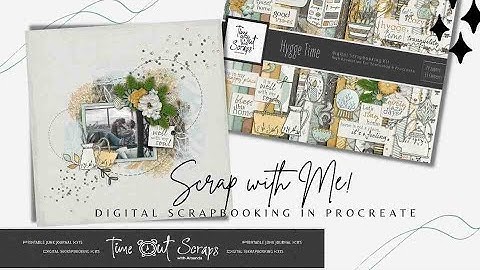 Digital Scrap with Me in Procreate - Hygge Time