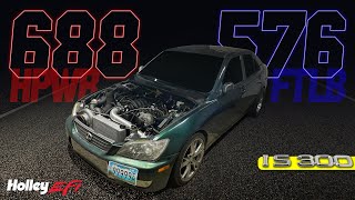 Turbo  LS swapped Lexus IS300 tuning with Holley Terminator X - Holley EFI