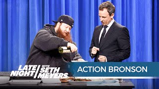 Action Bronson Shows Seth How to Make Grilled Octopus