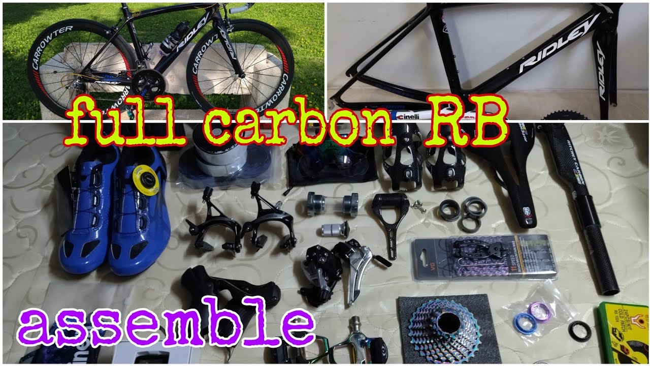 Road bike assemble full carbon( كربون) YouTube