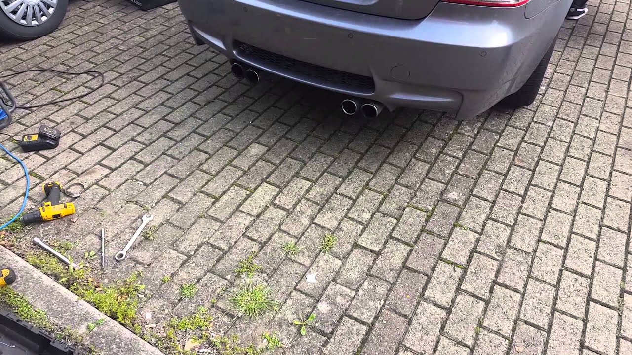 porsche boxster E92 m3 2.75 exhaust mod