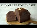 [Eng Sub]가벼운 초코 파운드케이크/ Light Chocolate Pound Cake