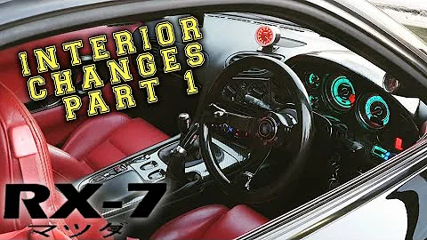 The Mazda RX7 FD Efini Interior Modification Changes Part 1