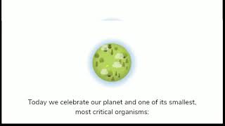 Google doodle Earth day 2020