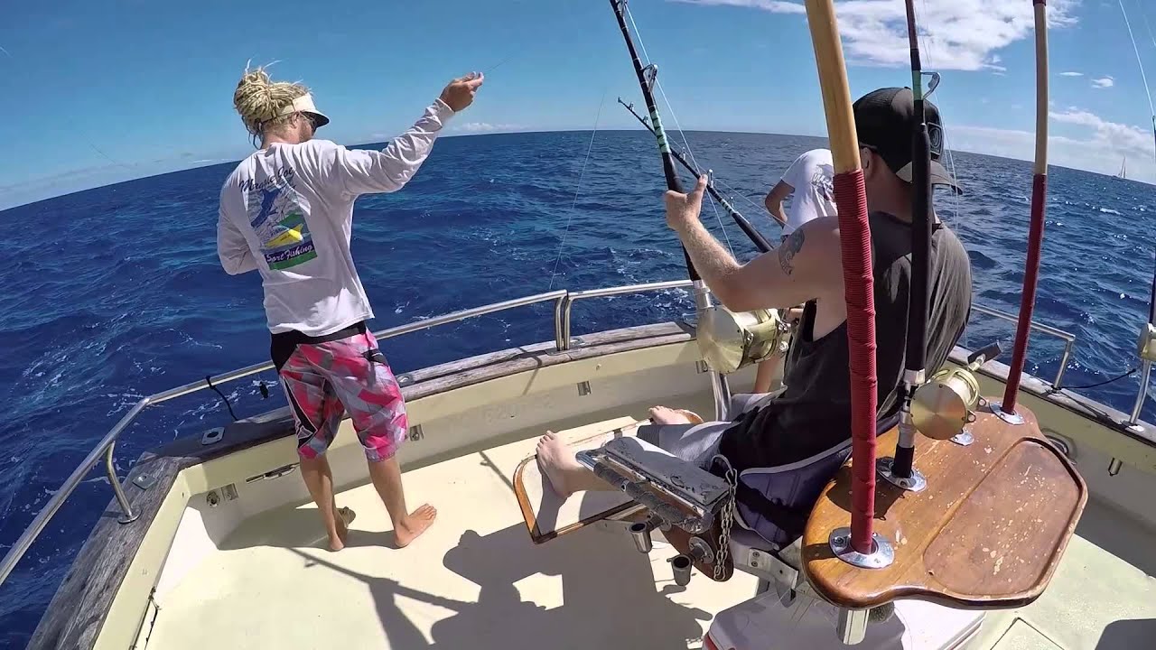 Oahu Hawaii Deep Sea Fishing 2015 YouTube