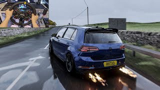 544HP Stage 3+ VW Golf R MK7 With Burble Tune! - Assetto Corsa | Moza R9 screenshot 5