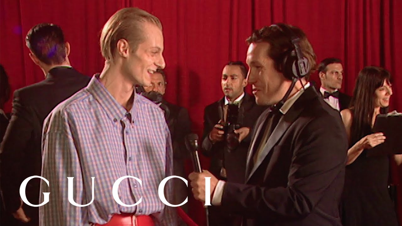 gucci coats and jackets #GucciShowtime Red Carpet Interview I