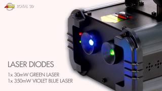 AMERICAN DJ / レーザー ROYAL 3D - YouTube