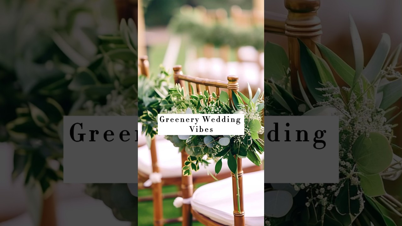 Greenery Wedding Decor 🌿