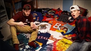 Trip to the Thrift #65 Enormous Haul of Vintage Flame! Sneakers, Jerseys, Snapbacks, and More!