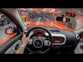 Renault Twingo Night | 4K POV Test Drive #418 Joe Black