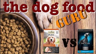 Canidae vs Pro Plan dog food mashup