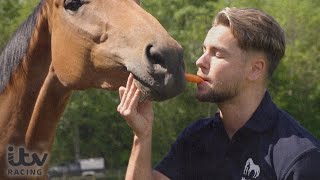 Chris Hughes gives a tour of a Racing yard ITV Sport