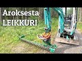 Kaivinkoneella Niittämistä - DIY Niittopää oikeissa töissä | DIY Brush Cutter for Excavator