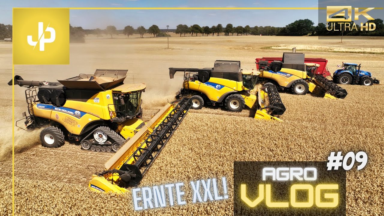 NEUES Gespann beim Agrarlohn Müritz! 2x Xerion in schwarz! Agrovlog #03 || JP Agrar